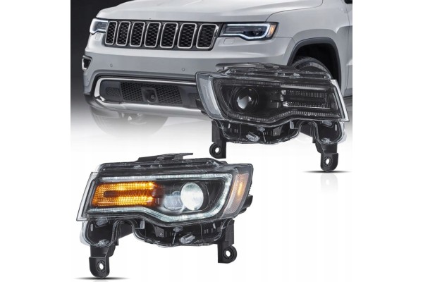 FULL LED DRL HEADLIGHTS VLAND COMPLETE SET JEEP GRAND CHEROKEE WK2 2014 2021