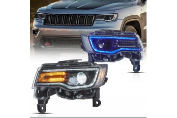 FULL LED DRL HEADLIGHTS VLAND COMPLETE SET JEEP GRAND CHEROKEE WK2 2014 2021 Catalog number of the part YAA DQ 0508 Z BIALYM