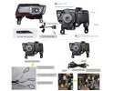 Juego Completo de Faros LED Diurnos VLAND para Jeep Grand Cherokee WK2