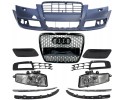 Front bumper ATRAPA RS LOOK AUDI A6 C6 4F FL 08 11R for HQ coating