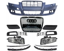 Front bumper ATRAPA RS LOOK AUDI A6 C6 4F FL 08 11R for HQ coating