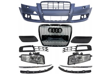 Front bumper ATRAPA RS LOOK AUDI A6 C6 4F FL 08 11R for HQ coating