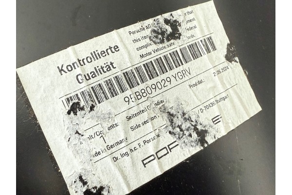 Guardabarros Trasero Izquierdo Original para Porsche Macan 95B