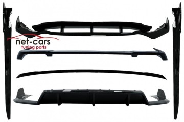 BMW X5 G05 18 23 XM5 SET PACKAGE M PERFORMANCE DIFFUSER SPOILER BLACK POLYSK Packaging status original