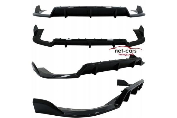 BMW X5 G05 18 23 XM5 SET PACKAGE M PERFORMANCE DIFFUSER SPOILER BLACK POLYSK Car type passenger cars