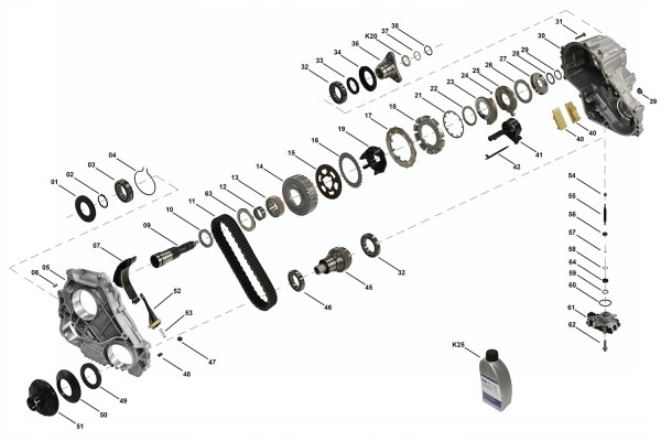 Repair Kit Distribution Box VTG Reducer ATC13 Bmw X5 G05 xDrive Catalog number of the part ACG03228