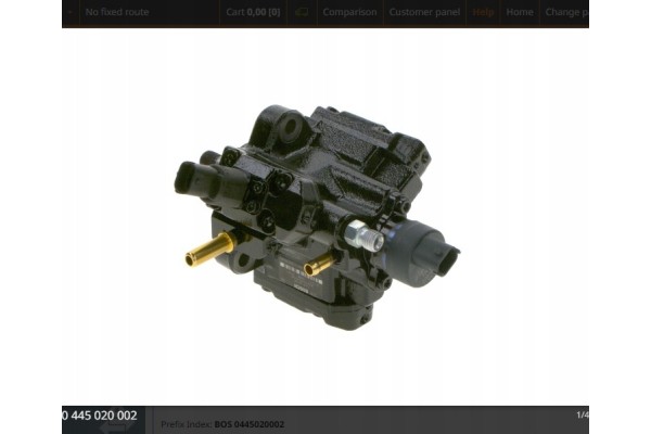 INJECTION PUMP CR 0445020002 2 8HDI Part manufacturer Bosch