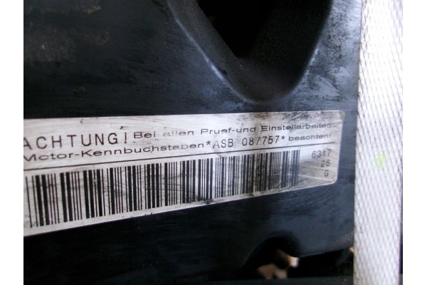 ENGINE AUDI A6 C6 3 0 TDI 232KM 2007R ASB 087757 Engine type diesel