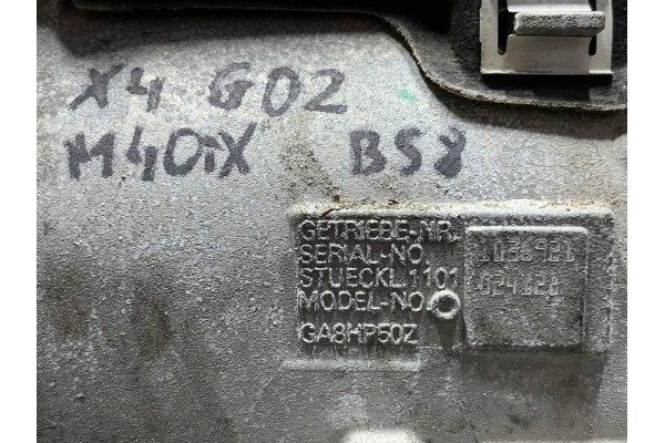GEARBOX AUTOMATIC 8HP50Z XDRIVE BMW X3 G01 X4 G02 M40I B58 9487307 Catalog number of the part SKRZYNIA BIEGOW AUTOMAT 8HP50Z XDR