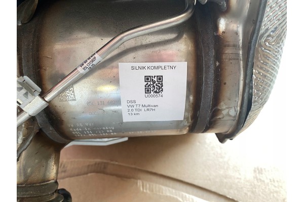 GD VW T7 MULTIVAN 2 0TDI COMPLETE ENGINE DSS 13 km Quality of parts according to GVO O original with manufacturer s logo OE