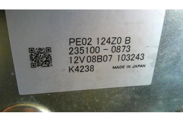 MAZDA CX3 ENGINE 2 0 SKYACTIV PE02 PE01 Car type passenger cars