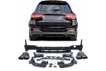 BUMPER EXHAUST DIFFUSER MERCEDES AMG GLC W253 X253 2015 2018 before lifting