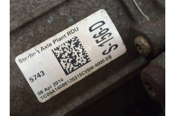 Rear Differential Rear BRIDGE Ford Kuga II 4x4 2 0 TDCI CV6W 4000 DB Catalog number of the original CV6W 4C166 BB