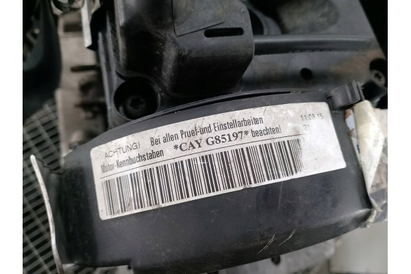 ENGINE SKODA FABIA II FL CAY 1 6 TDI Quality of parts according to GVO Q original with factory logo OEM OES