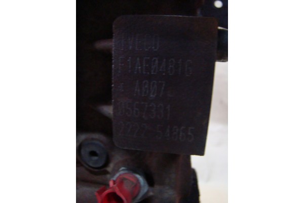 Engine bare post Ducato Iveco 2 3 EURO 4 06 11 F1AE0481G 186 THOUSAND Engine type diesel