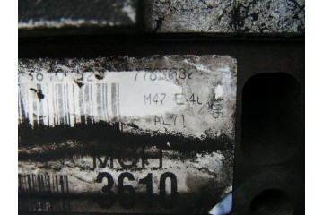 BMW 3 III E46 2 0TD 98 ENGINE POST M47D20 Quality of parts according to GVO O original with manufacturer s logo OE