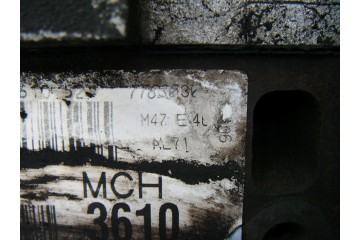 BMW 3 III E46 2 0TD 98 ENGINE POST M47D20 Version European