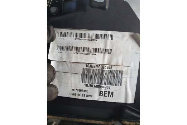 COMPLETE ENGINE CITROEN PEUGEOT DOG 10JBEM 9H06 1 6 HDI FIRED Quality of parts according to GVO O original with manufacturer s l
