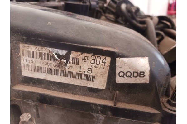 Engine Complete Ford Focus II MK2 1 8 16V QQDB Engine type gasoline powered