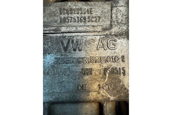 Drive bridge differential rear AUDI RS3 8V 2 5 DAZA OEM ASO Catalog number of the part ZSB 0CR 525 010C