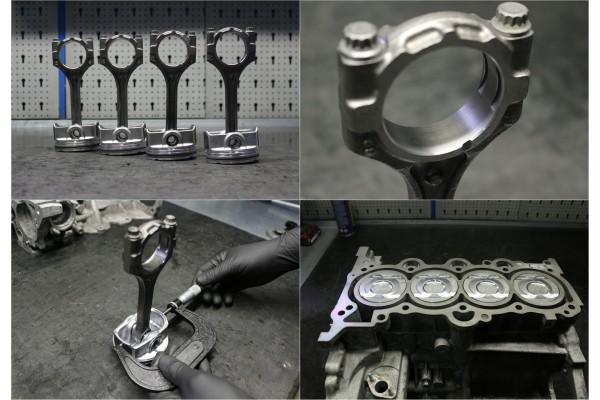 Kia Hyundai 1 6 GDi G4FD as new NEW PISTONS PUMP 12 months warranty Quality of parts according to GVO O original with manufactur