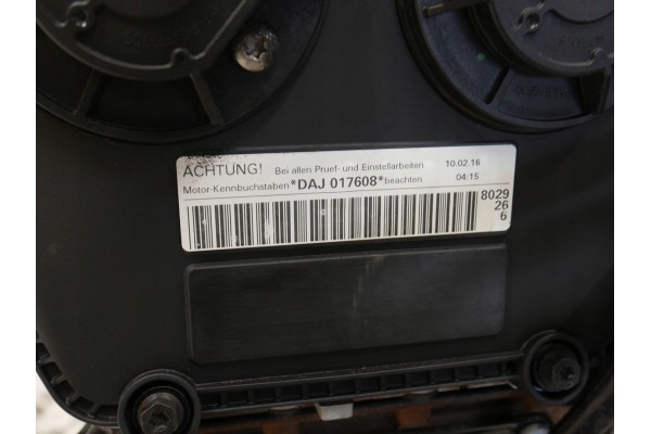 ENGINE DAJ DAJA 1 8 TFSI VW POLO GTI 6R IBIZA ASSEMBLY REPLACEMENT Quality of parts according to GVO O original with manufacture