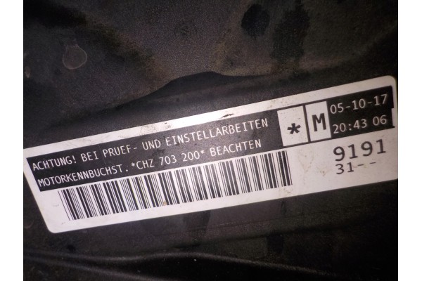 SEAT TOLEDO ECO ENGINE 1 0B TSI 2017R CHZ 919131 ENGINE POST Version European