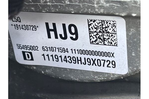 OPEL KARL 1 0 ENGINE COMPLETE L5Q HJ9 NEEDLE Catalog number of the part L5Q HJ9