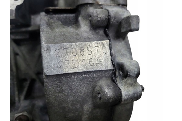 BMW 1 F20 F21 2012 Engine Catalog number of the original N47D16A