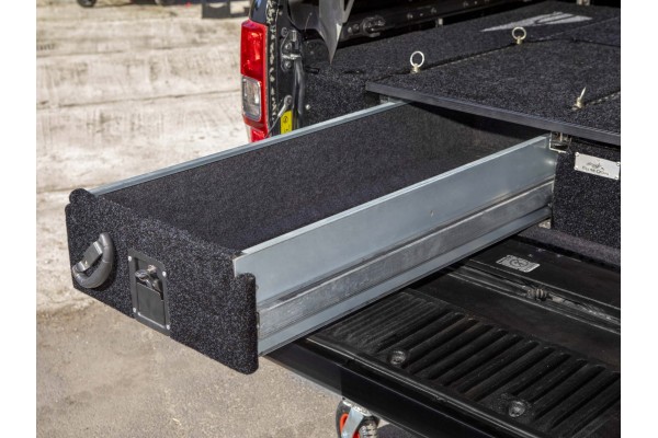 Drawer body double drawers pull out platform 100 kg Car type trucks cargo vans RVs passenger cars