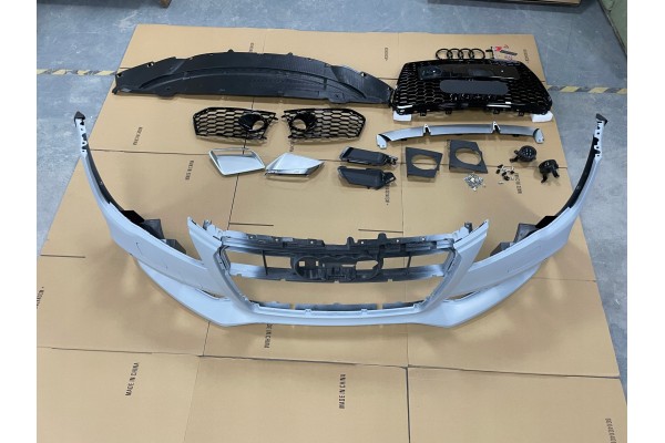FRONT BUMPER A7 4G 2010 2014r RS7 LOOK CAMERA EmblemS CAMERA Packaging status original