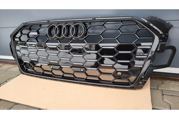 Dummy radiator GRILL Audi A5 F5 8W6 QUATTRO Lift 19 Camera Shadow NEW Part manufacturer Audi OE