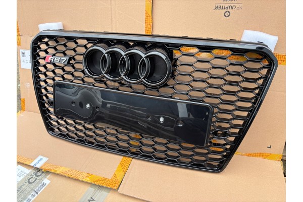 Parachoques Delantero Audi A7 RS7 LOOK Completo con Emblemas, Sin Cám