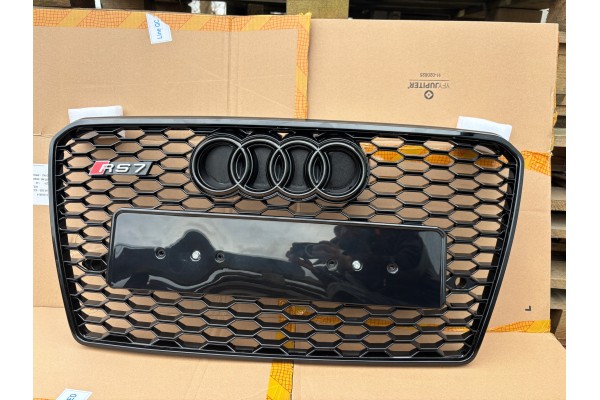 Parachoques Delantero Audi A7 RS7 LOOK Completo con Emblemas, Sin Cám