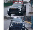 Spoiler front panel with led lights Ford Ranger 2011 2022 Color black