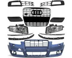 Cubierta de Parachoques Delantero para Audi A6 C6 4F FL 2008-2011, Pintable, Alta Calidad