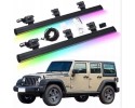 JEEP WRANGLER JK 4 DOORS 2007 2017 THRESHOLD THRESHOLDS ELECTRIC STEPS WITH LED SET Catalog number of the part JW 4D W L