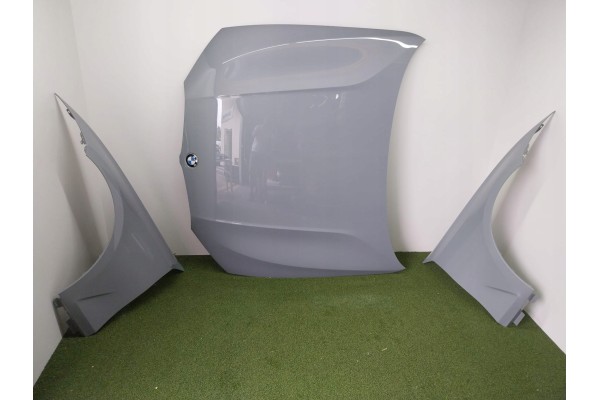 Juego de máscara, guardabarros y parachoques delantero LED para BMW G