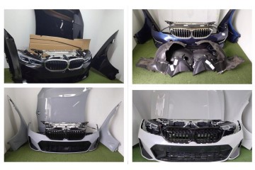 Juego de máscara, guardabarros y parachoques delantero LED para BMW G