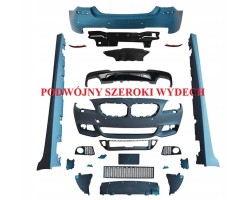 Bumper set BMW F10 M Package Mpakiet 2010 2013r Double Exhaust