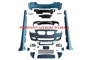 Bumper set BMW F10 M Package Mpakiet 2010 2013r Double Exhaust