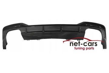 DIFFUSER SPOILER AUDI A5 B9 F5 LIFT 20 BLACK SLINE WITHOUT EXHAUST TIPS Color black