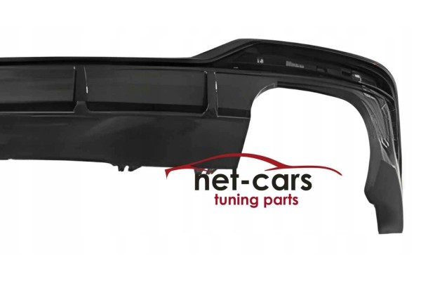 DIFFUSER SPOILER AUDI A5 B9 F5 LIFT 20 BLACK SLINE WITHOUT EXHAUST TIPS Part manufacturer Diederichs