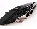 DIFFUSER SPOILER AUDI A5 B9 F5 LIFT 20 BLACK SLINE WITHOUT EXHAUST TIPS Car type passenger cars