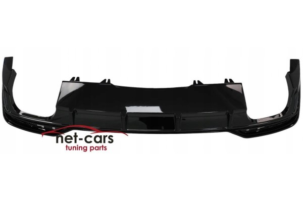 DIFFUSER SPOILER AUDI A5 B9 F5 LIFT 20 BLACK SLINE WITHOUT EXHAUST TIPS Product weight with unit packaging 2 kg