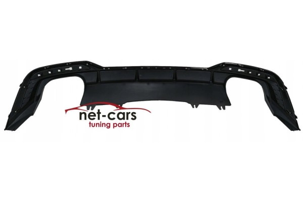 DIFFUSER SPOILER AUDI A5 B9 F5 LIFT 20 BLACK SLINE WITHOUT EXHAUST TIPS Quality of parts according to GVO P replacement with ori
