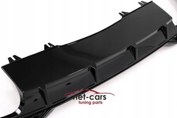 DIFFUSER SPOILER AUDI A5 B9 F5 LIFT 20 BLACK SLINE WITHOUT EXHAUST TIPS Surface painted