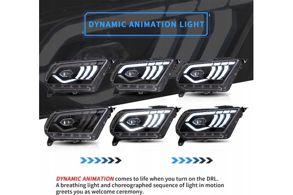 FORD MUSTANG 2010 2014 LAMP EUROPE SET LEFT RIGHT LED VLAND Part manufacturer no brand