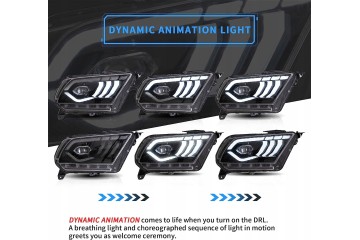 FORD MUSTANG 2010 2014 LAMP EUROPE SET LEFT RIGHT LED VLAND Part manufacturer no brand