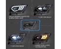 FORD MUSTANG 2010 2014 LAMP EUROPE SET LEFT RIGHT LED VLAND Installation side left right